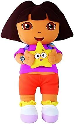 Skytrapper Dora Cartoon Doll Soft Toy, Baby Toys, Soft Toys, Birthday Gift for Girl and Boy  - 30 mm