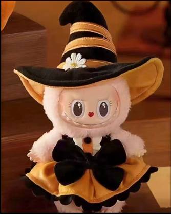 TMA ENTERPRISE Original Labubu Halloween Pumpkin Edition Collectible Action Figure  - 15 cm