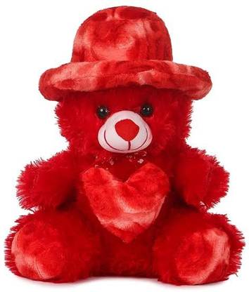 The Modern Gallery Ultra soft washable teddy bear red color (Size- 1 feet)  - 30 mm