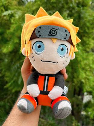 ComicSense Naruto Anime Doll Naruto Uzumaki Hanging Anime Plush Soft Doll with Sunction Cup  - 23 cm