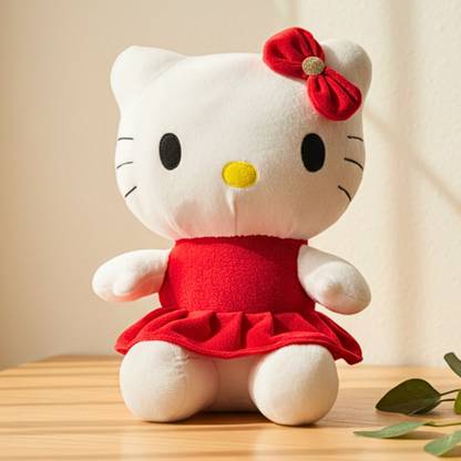 Tickles Cute Hello Kitty Soft Stuffed Plush Animal Toy for Kids Birthday Gift  - 22 cm