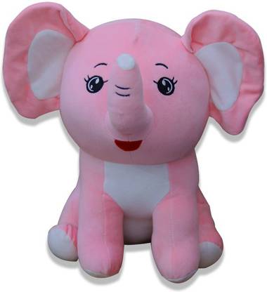 SP TOYS soft toy pink elephant Height: 30 cm, Width: 25 cm, Length: 30 cm.  - 30 cm