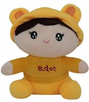 Hello Baby Boy with a Cap Toys for Kids | Yellow Cap Boy Plush Toy for Baby Boy & Baby Boy  - 22 cm