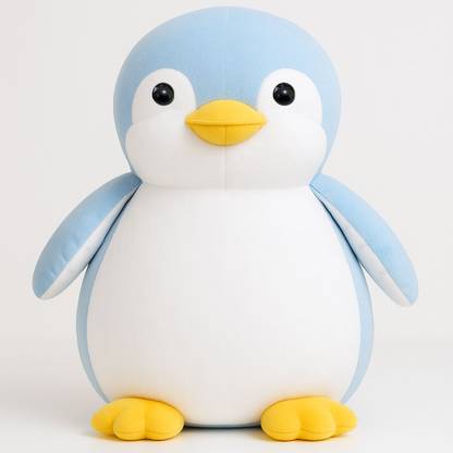 Toyingly Blue Penguin Plushie Soft Toy For Kids And For Room Decoration  - 30 cm