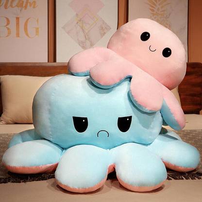 Squishyfied Moody Reversible Octopus (Large)  - 150 cm