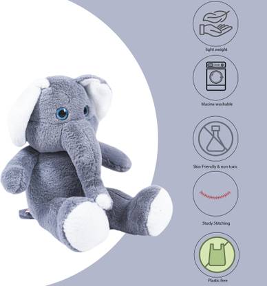 Besties Soft Toys Lovers, Elephant Soft Toy Height 2 Feet  - 60 cm