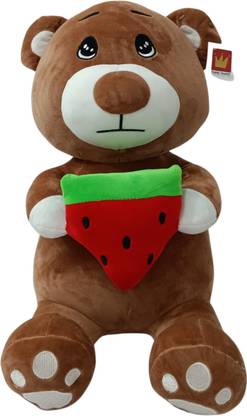 Teddy Daddy Cute Sorry and Requesting Teddy Bear With Watermelon Cap  - 55 cm