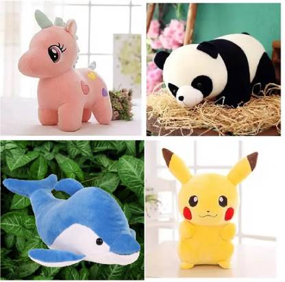 CRAZY TRADER Pink Appu Pikachu Blue fish Panda  - 10 mm