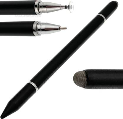 iAccessories 3-in-1 Silicon Disc Tip Mesh Bar and Ballpoint Pen for All Touch Screens Stylus
