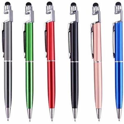 Nucleya Retail 3 In 1 Ball Pen For Touch Screen Mobile Phones And Tablets All Ipads Stylus