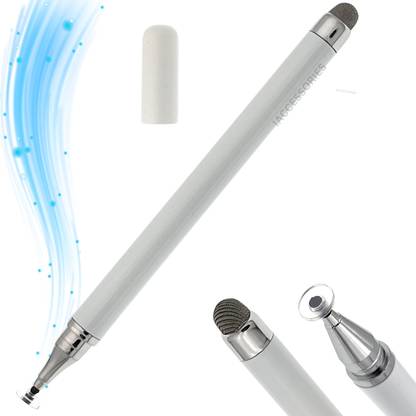 iAccessories 2 Way Universal Capacitive Stylus - Microfiber with Fine Point Disc Tip Stylus