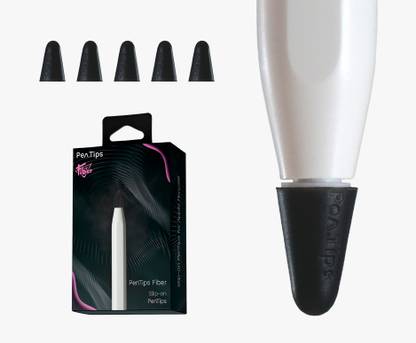 PenTips Fiber Tips for Apple Pencil Stylus | Silence and Control (5 Tips) Stylus