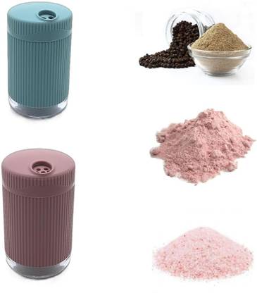 WHALECRAFT Salt & Pepper Shaker Set Durable, Modern Design , Pack of 2 Sugar Sprinkler Shaker 100 gm