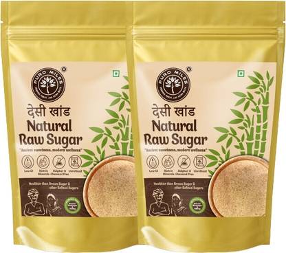 Puro Miles Desi Khand |Organic Raw Sugar | Unrefined & Unprocessed| Pure & Natural Sugar