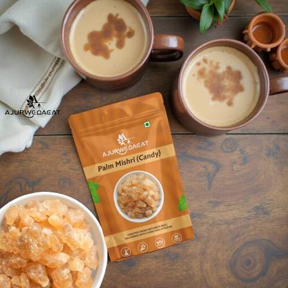 AJURWEDAEAT Palm Mishri|Tal Mishri|Palm Candy|Palm Sugar|Sugar Candy| S - 106 Sugar