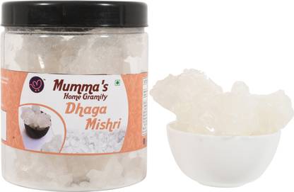 Mumma's home gramity Organic Threaded Crystal Mishri 500g | Pure Rock Sugar for Sweets Sugar