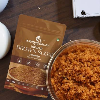 AJURWEDAEAT Brown Sugar | Sugar | 100% Pure And Organic Natural And Plant Base | S-104 Sugar