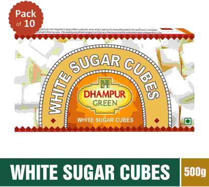 Dhampur White Sugar Cubes 500gm Sugar