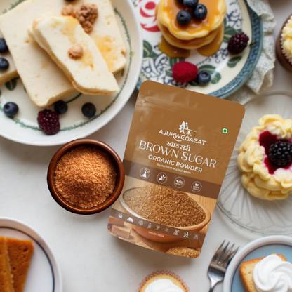 AJURWEDAEAT Brown Sugar – Pure Natural & Organic | Chemical-Free Sweetener | S-002 Sugar
