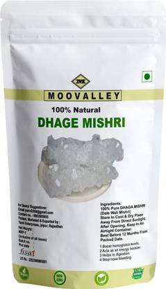 Moovalley Organics Pure Dhaga Mishri Crystal | Dhage Wali Misri | SUGAR SUBSITUTE Sugar