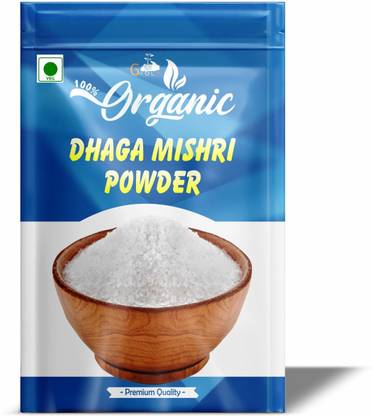Groly 100% Organic Dhaga Mishri Powder | Pure Sugar Crystals, Natural Sweetener Sugar