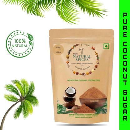 MJTASTENATURAL Coconut Sugar Unrefined, Low Glycemic Index | Gluten-Free Sweetener for Healthy Sugar