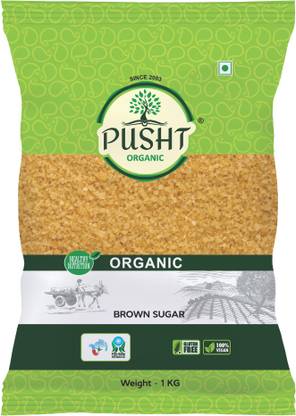 Pusht Organic Brown sugar (Bhura chini) 1Kg Sugar