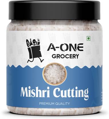 A-ONE GROCERY Cutting Misri|Sugar Mishri|Crystal candy Small|Diamond Cut Mishri-JR Sugar Sugar