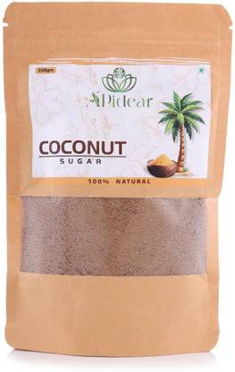 apidear Organic Coconut Sugar- Natural Sweetener, Low Glycemic Index, Non-GMO Powder Jaggery