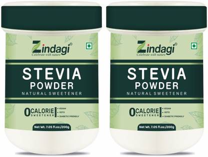 Zindagi Stevia SugarFree Powder | 100 % Natural Sweetener | Keto Friendly Sugar