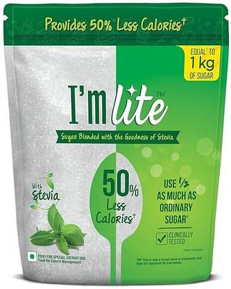 Sugarlite I'm lite 50% less calories sugar Sugar