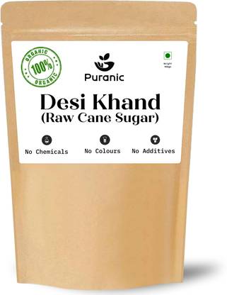 Puranic Organic Desi Khand I Khandsari I Chemical & Pesticides Free I Khaand Sugar