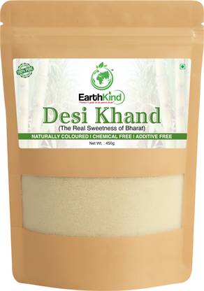 Earthkind Desi Khand |Organic Sugar |Natural | Chemical-Free & Unprocessed Sugar