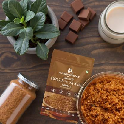 AJURWEDAEAT Brown Sugar | Sugar | 100% Pure And Organic Natural And Plant Base | S-135 Sugar
