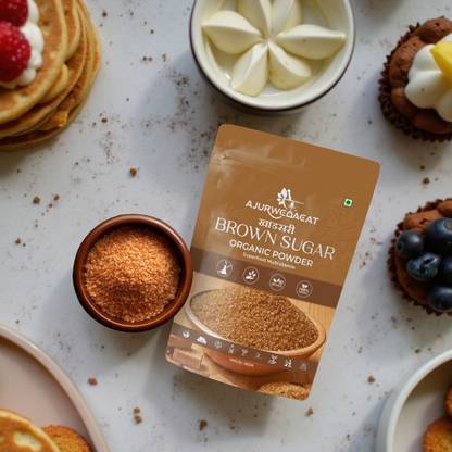 AJURWEDAEAT Brown Sugar – Natural & Organic | Chemical-Free Sweetener | S - 228 Sugar