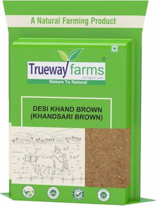 Trueway farms Organic Desi Khand (Khandsari Brown) Sugar