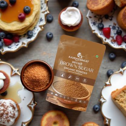 AJURWEDAEAT Brown Sugar – Natural & Organic | Chemical-Free Sweetener | S - 207 Sugar