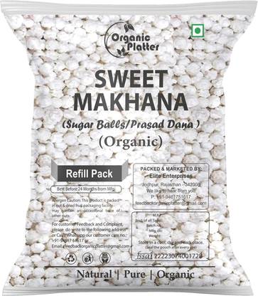 Organic Platter Prasad dana | Sweet Maskhana | Mimosa Nakul Dana |Sugar balls for pooja use-(R) Sugar