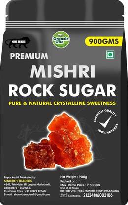 Organic One Rock Sugar|Crystal Thread Mishri|Kallusakkare|Red 900g-Pure Natural Sweetness Sugar