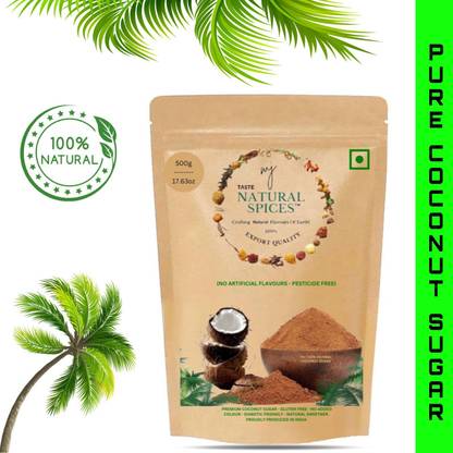 MJTASTENATURAL Coconut Sugar Unrefined, Low Glycemic Index | Gluten-Free Sweetener for Healthy Sugar