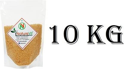 Nature Vit Raw Sugar, 10 Kg | Unrefined & Unprocessed Raw Sugar (Desi Khand) Sugar