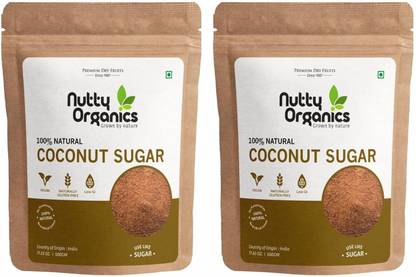 Nutty Organics Coconut Sugar |100% Natural | Coconut Palm Sugar |Sugar Alternative | Substitute Sugar
