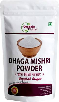 Organic Platter Dhaga Mishri powder Rock Sugar Powder Crystal Powder kunja Dora Mishri Powder Sugar
