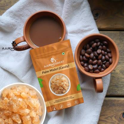 AJURWEDAEAT Palm Mishri|Tal Mishri|Palm Candy|Palm Sugar|Sugar Candy| S - 117 Sugar