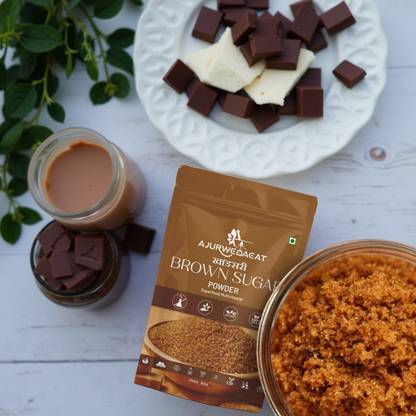 AJURWEDAEAT Brown Sugar | Sugar | 100% Pure And Organic Natural And Plant Base | S-124 Sugar