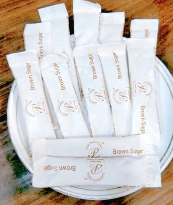 Rahul Sugar Tubular Brown Sugar Sachets, 5g Pack, Pure and Chemical Free Brown Sugar Sachets Sugar