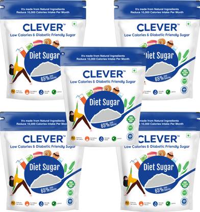 Clever Diet Sugar Diabetic friendly 5 PACK (1KG EACH) Sugar Sugar