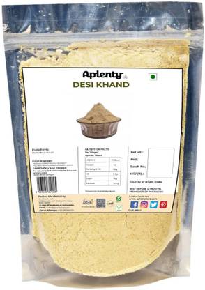 APLENTY Unrefined Desi Khand/Khhand | Khandsari Sugar | Sulphur-Free Khand Sugar