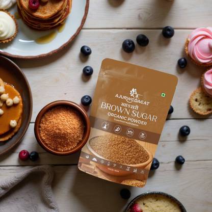 AJURWEDAEAT Brown Sugar – Natural & Organic | Chemical-Free Sweetener | S - 217 Sugar