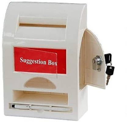 NISHIV Multipurpose Letter Box Suggestion Box Complaint Box Donation Box with Lock Suggestion Box